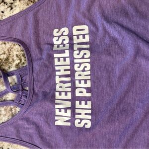 Purple Women's Tank Top Constantly Varied Gear tank size medium open back